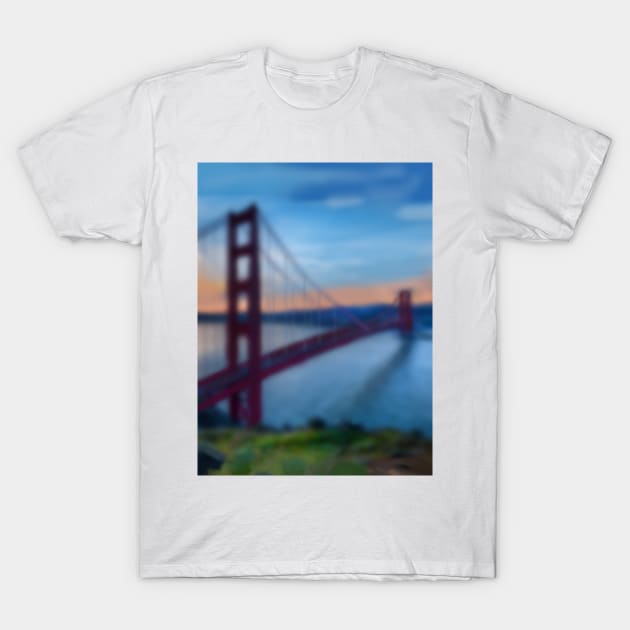 Golden Gate Bridge T-Shirt by RupeeShards